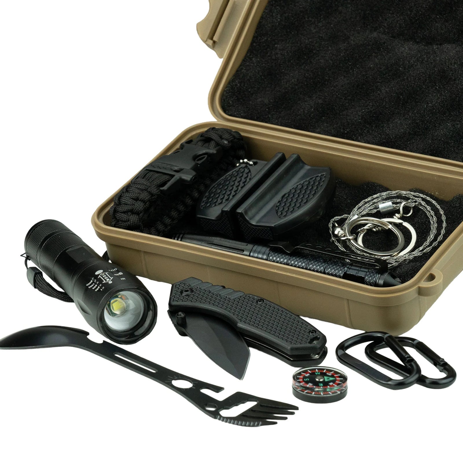 Highlander Survival Kit in wasserdichter Hartschalenbox