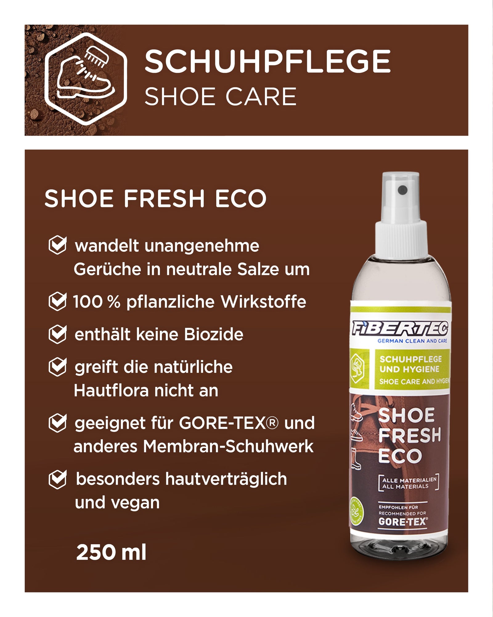 Fibertec Shoe Fresh Eco 250ml
