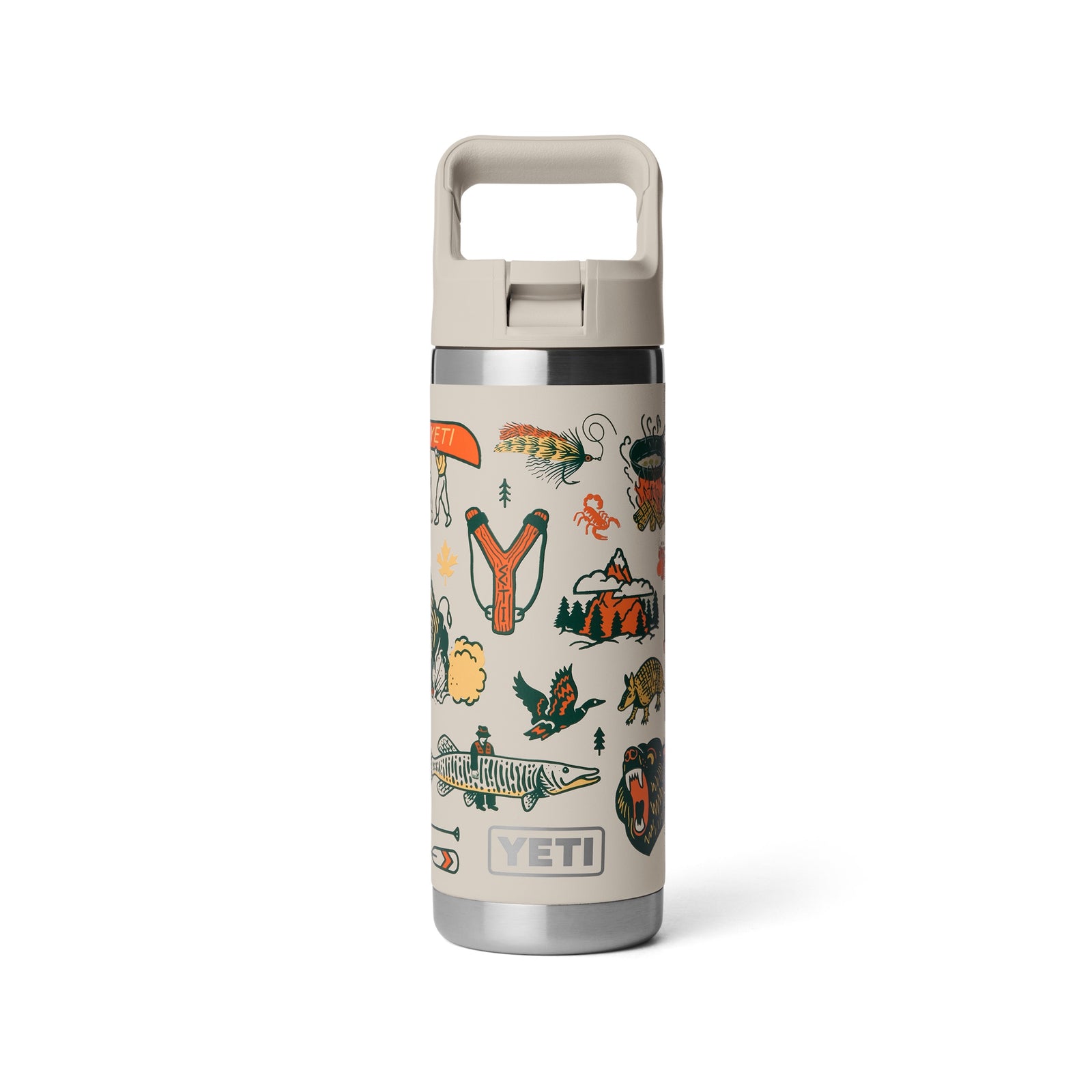 YETI® Flasche Rambler 18 Oz Straw Bottle - Cape Summer Camp