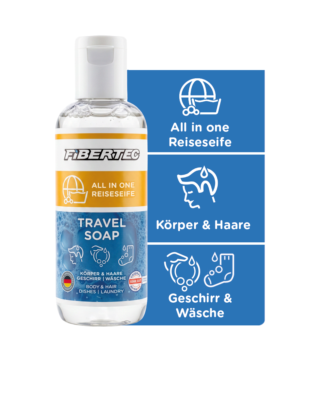 Fibertec Travel Soap Eco 250ml