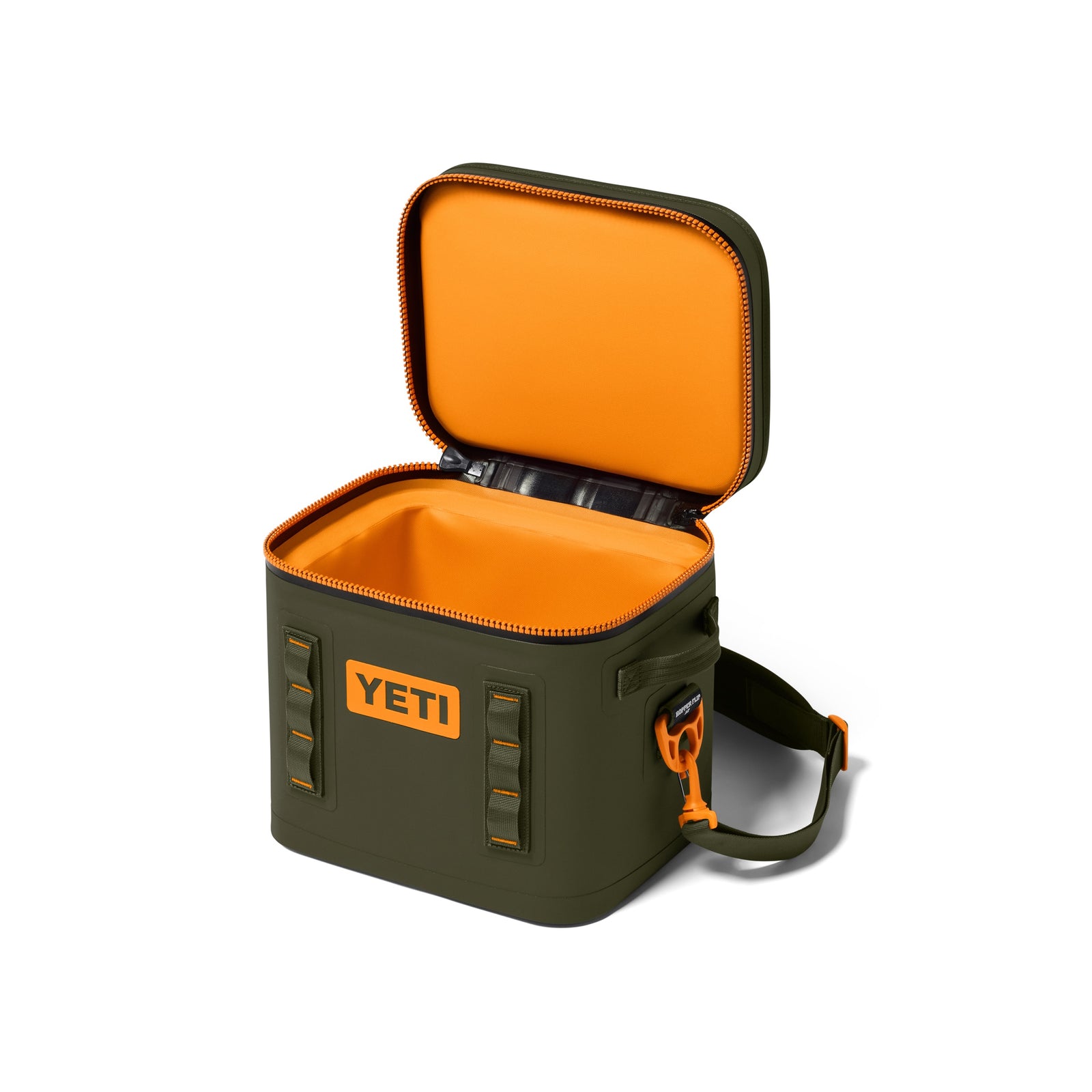 YETI® Kühltasche Hopper Flip® 12 - Olive/King Crab Orange