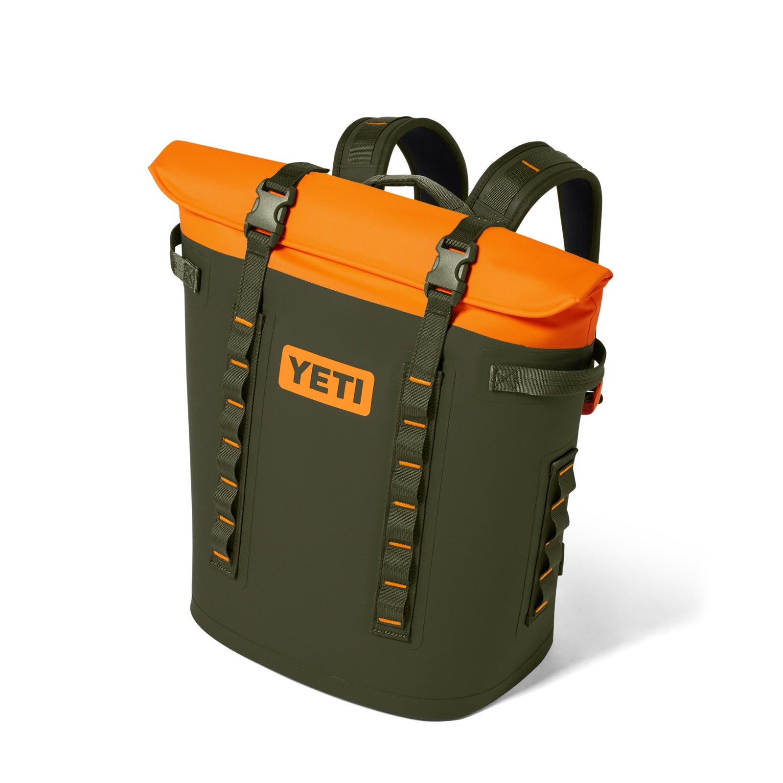 YETI® Hopper Backpack M20 - Olive/King Crab Orange