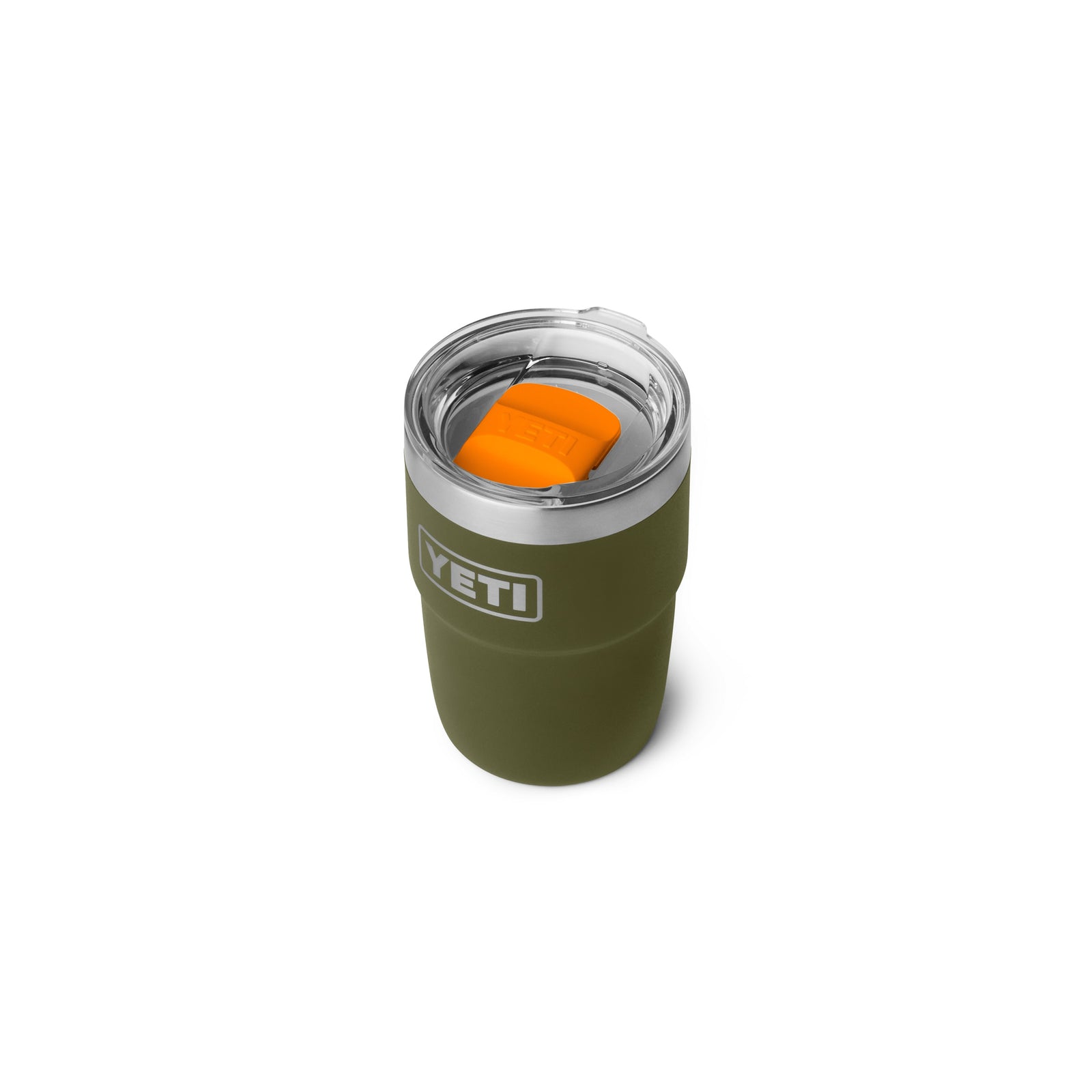 YETI® Stapelbarer Becher Rambler 8 Oz - Olive/King Crab Orange