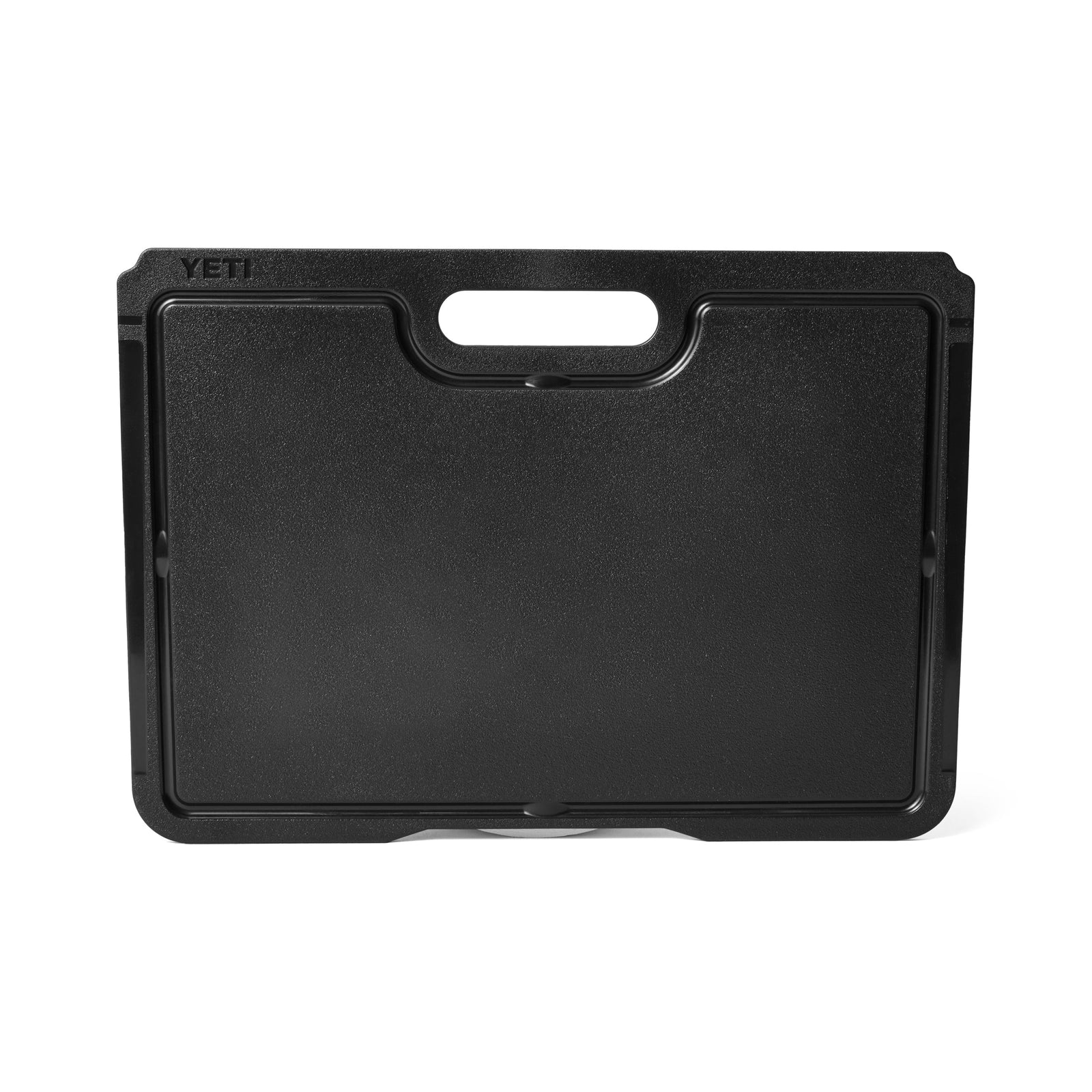 Die YETI® Trennwand zu LoadOut GoBox 30 ist eine schwarze, rechteckige Trennwand mit einem Tragegriff und einer strukturierten Oberfläche, die von YETI entwickelt wurde, um Ihre GoBox 30 effizient zu organisieren.