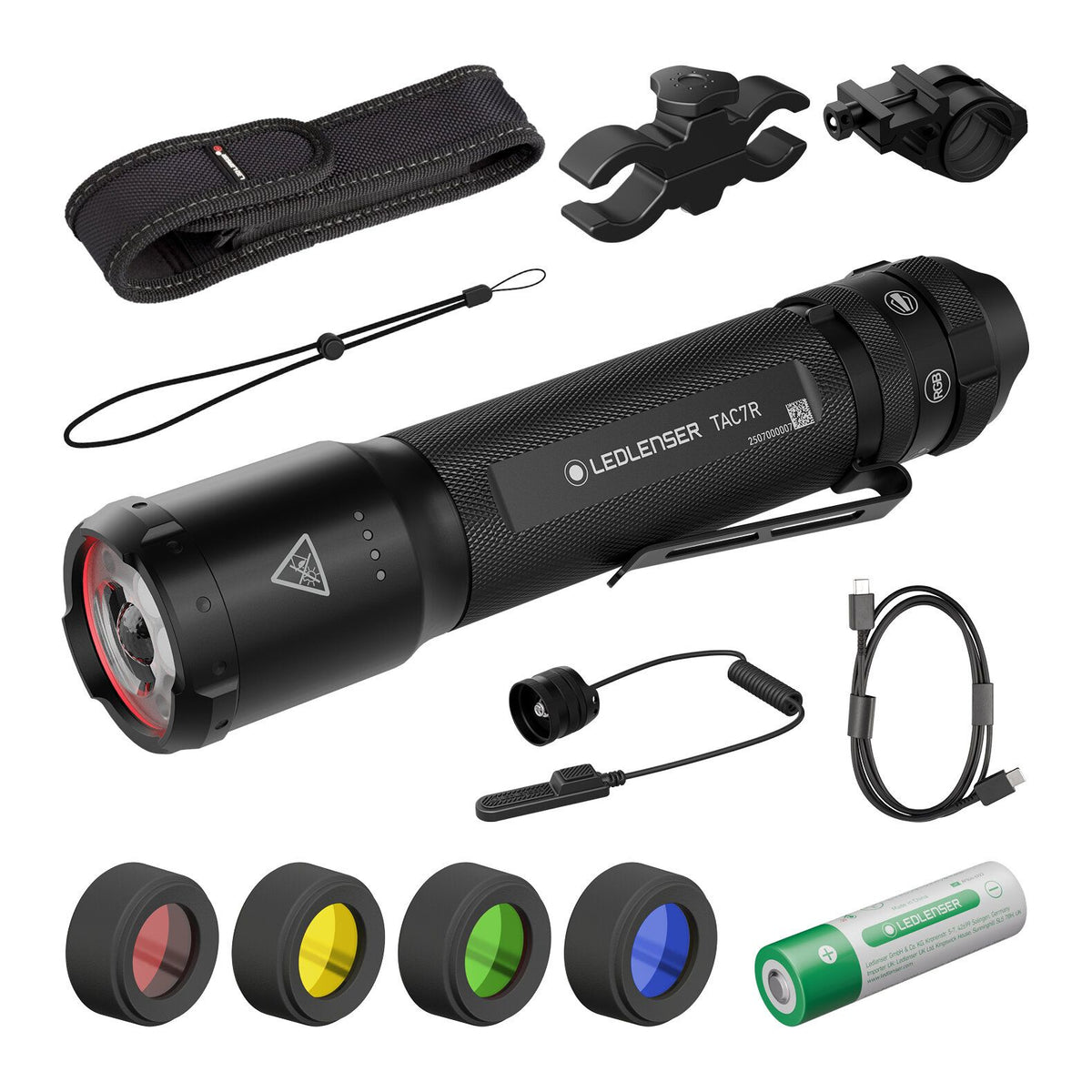 Ledlenser Taschenlampe TAC7R Outdoor Set