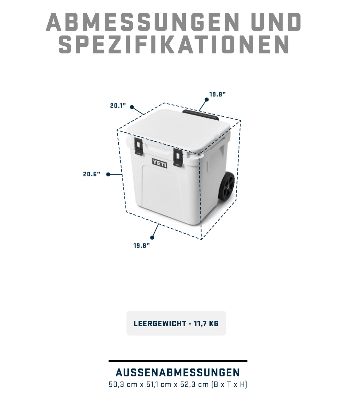 YETI® Kühlbox Roadie 48 - Navy