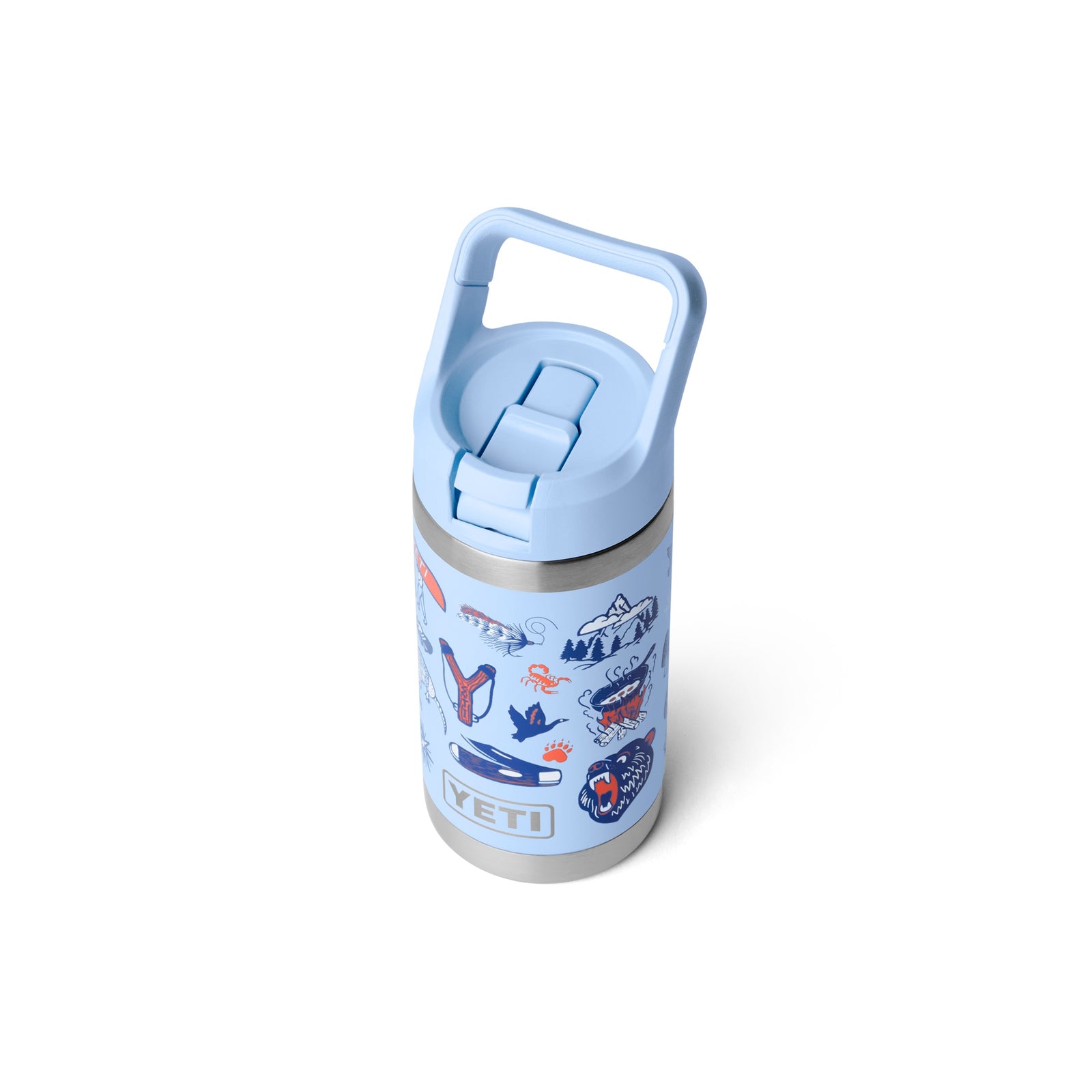 YETI® Flasche Rambler JR 12 Oz Straw Bottle - Big Sky Summer Camp