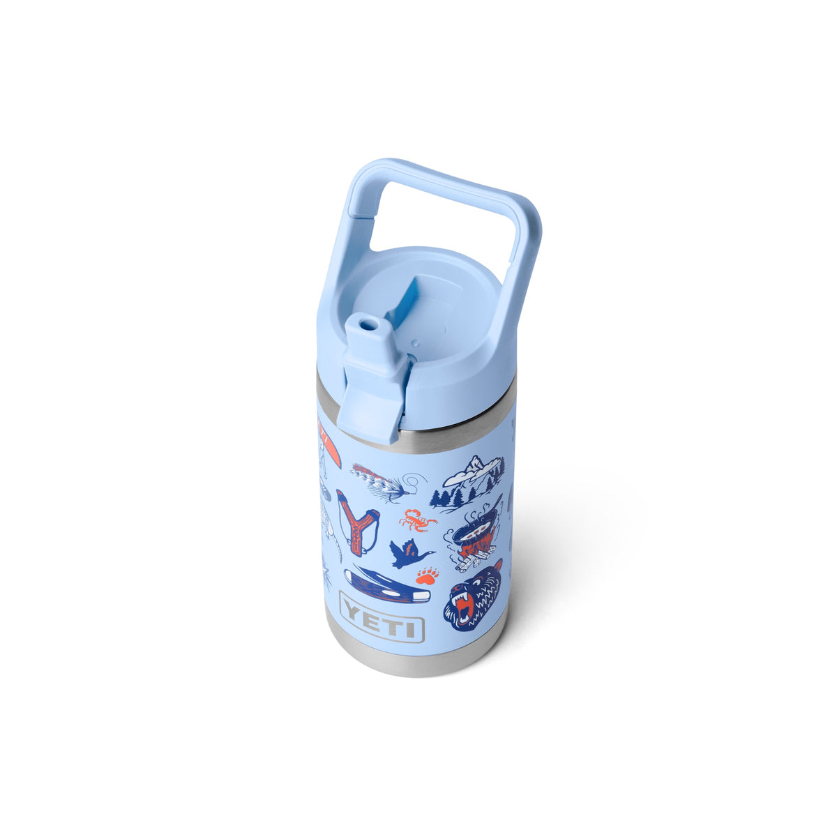 YETI® Flasche Rambler JR 12 Oz Straw Bottle - Big Sky Summer Camp