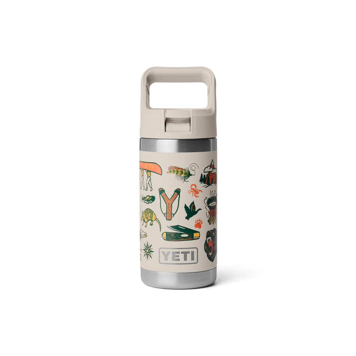 YETI® Flasche Rambler JR 12 Oz Straw Bottle - Cape Summer Camp