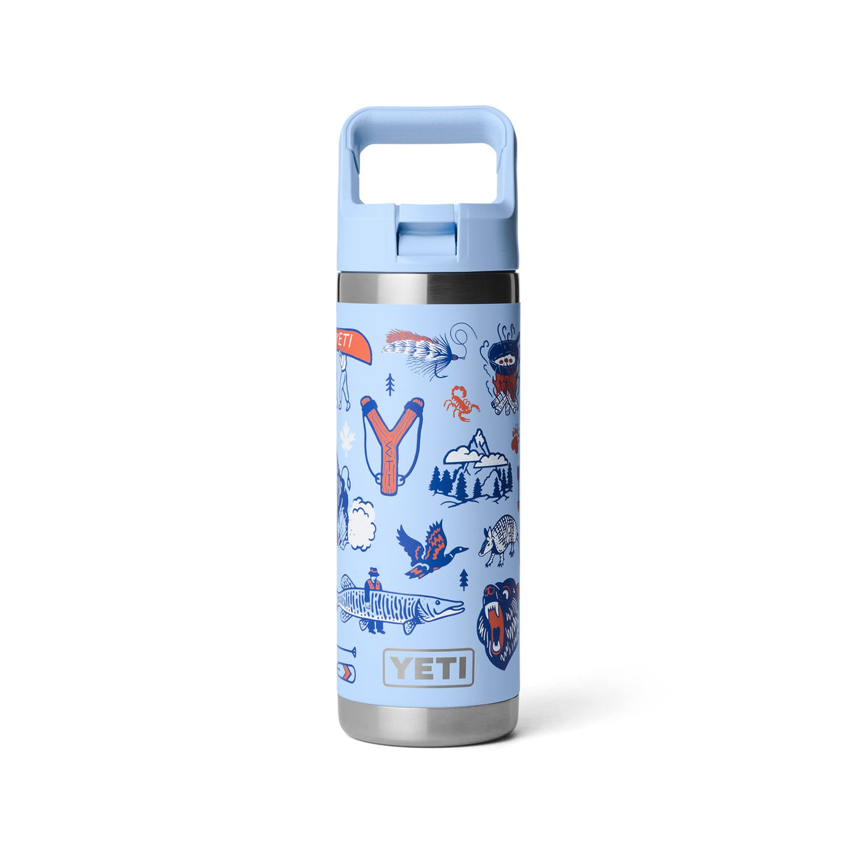 YETI® Flasche Rambler 18 Oz Straw Bottle - Big Sky Summer Camp