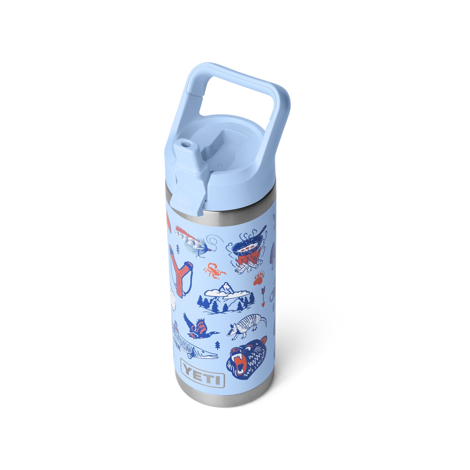 YETI® Flasche Rambler 18 Oz Straw Bottle - Big Sky Summer Camp