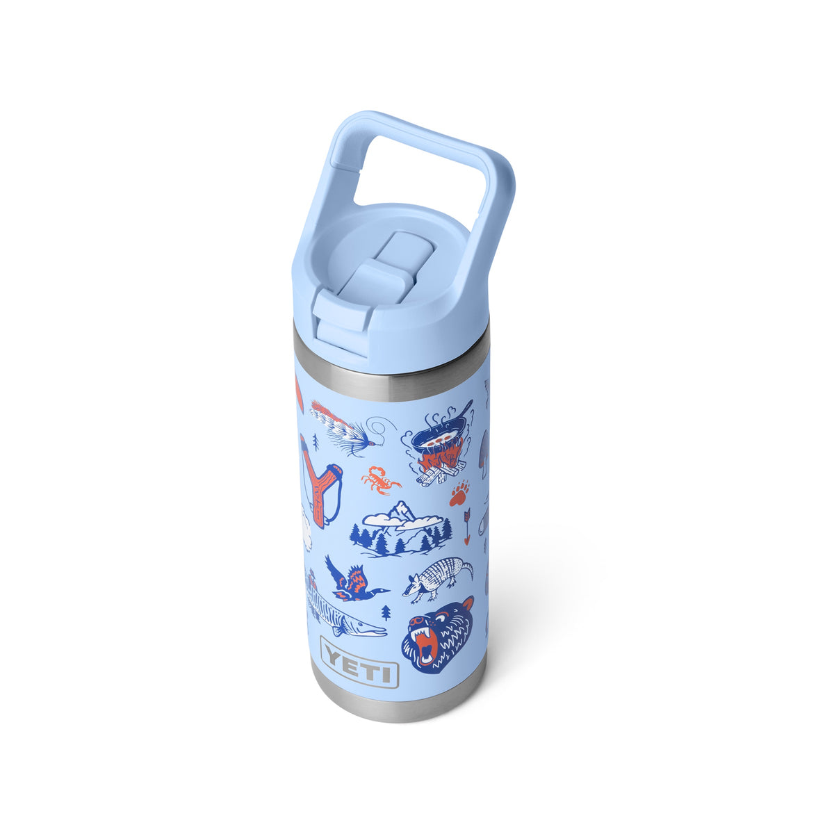 YETI® Flasche Rambler 18 Oz Straw Bottle - Big Sky Summer Camp