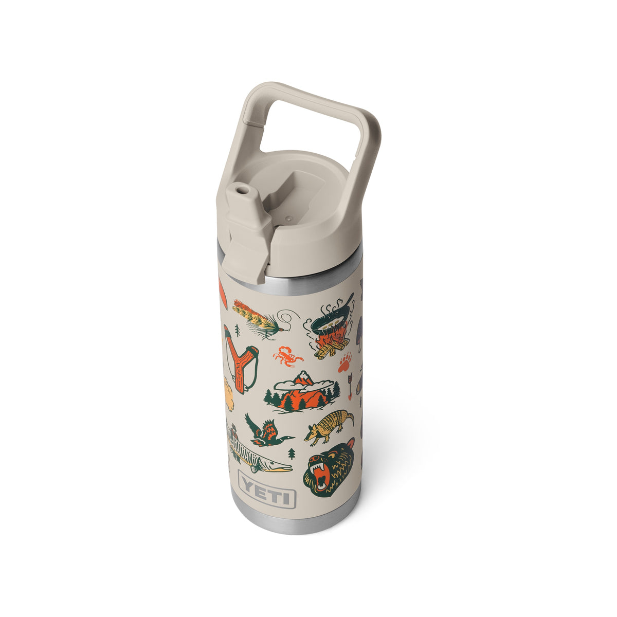 YETI® Flasche Rambler 18 Oz Straw Bottle - Cape Summer Camp
