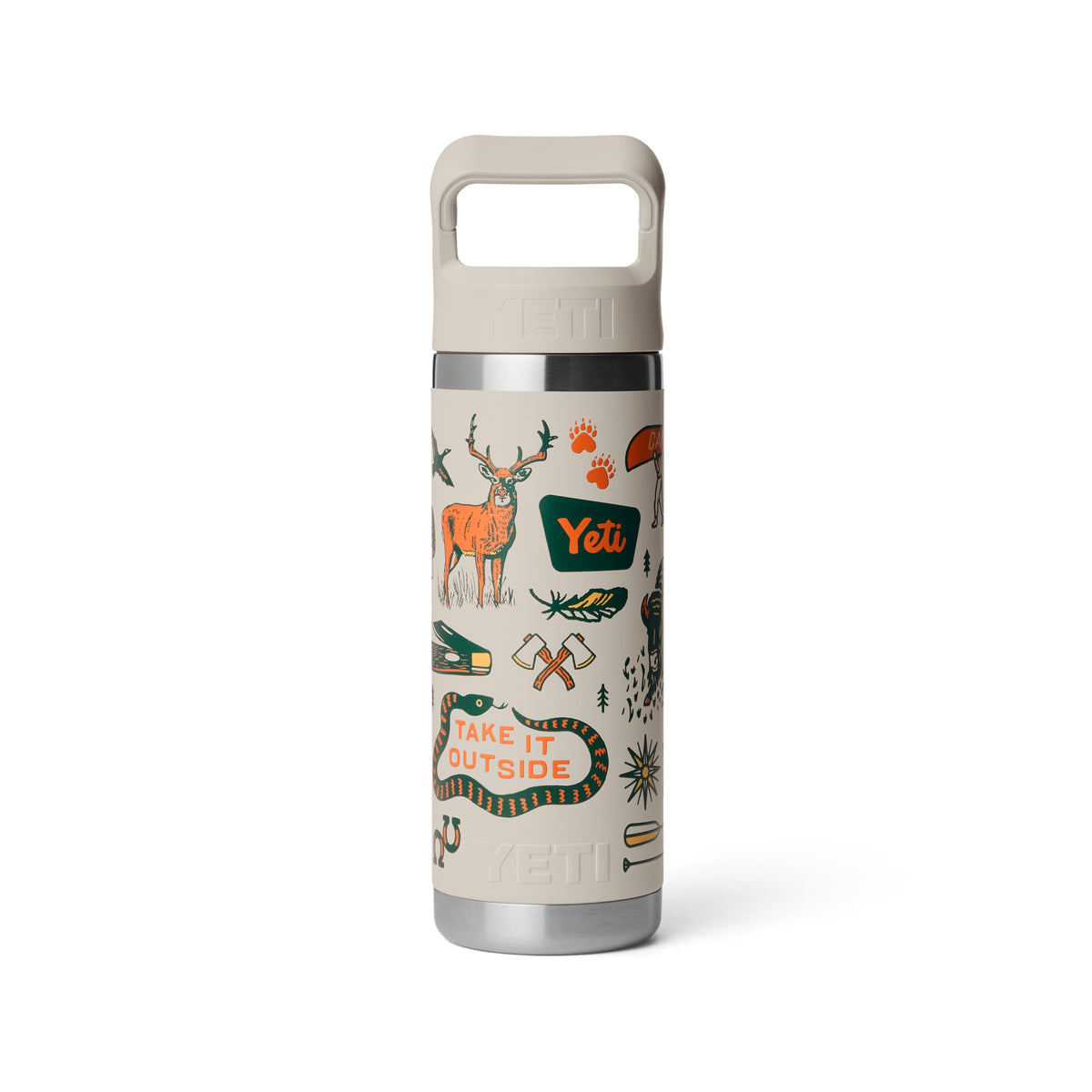 YETI® Flasche Rambler 18 Oz Straw Bottle - Cape Summer Camp