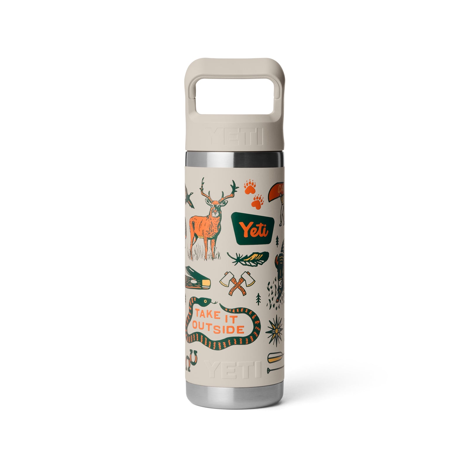 YETI® Flasche Rambler 18 Oz Straw Bottle - Cape Summer Camp