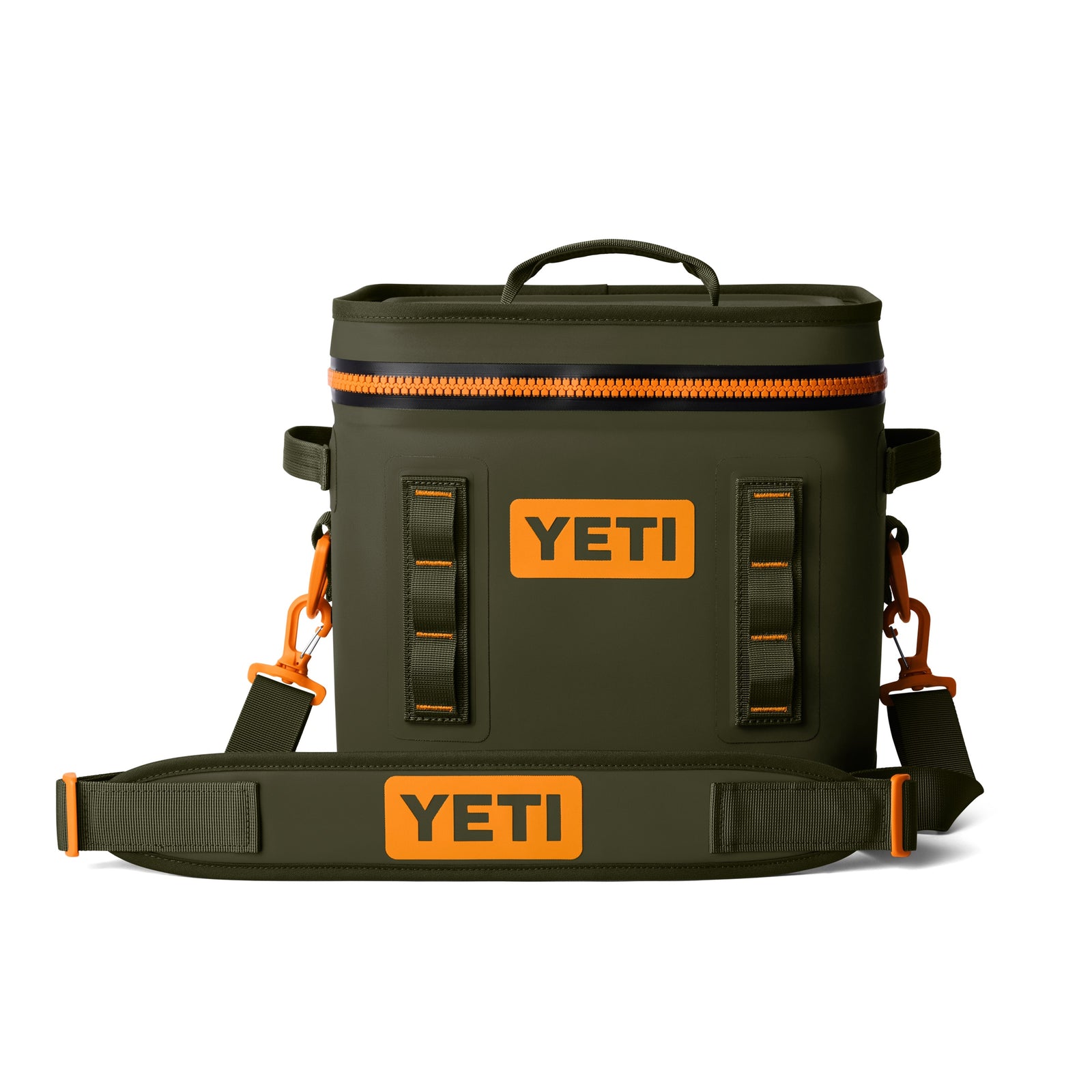 YETI® Kühltasche Hopper Flip® 12 - Olive/King Crab Orange