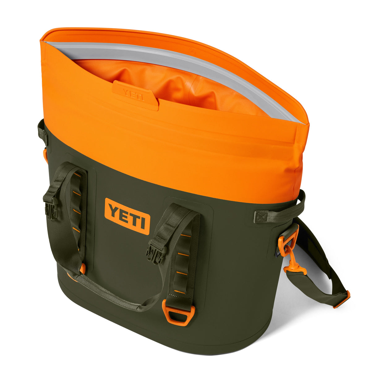 YETI® Hopper M30 Soft Cooler - Olive/King Crab Orange