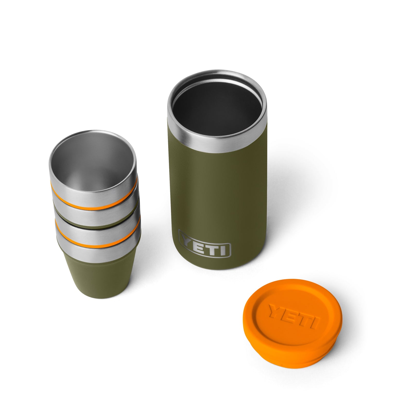 YETI® Rambler Schnapsbecher - Olive/King Crab Orange