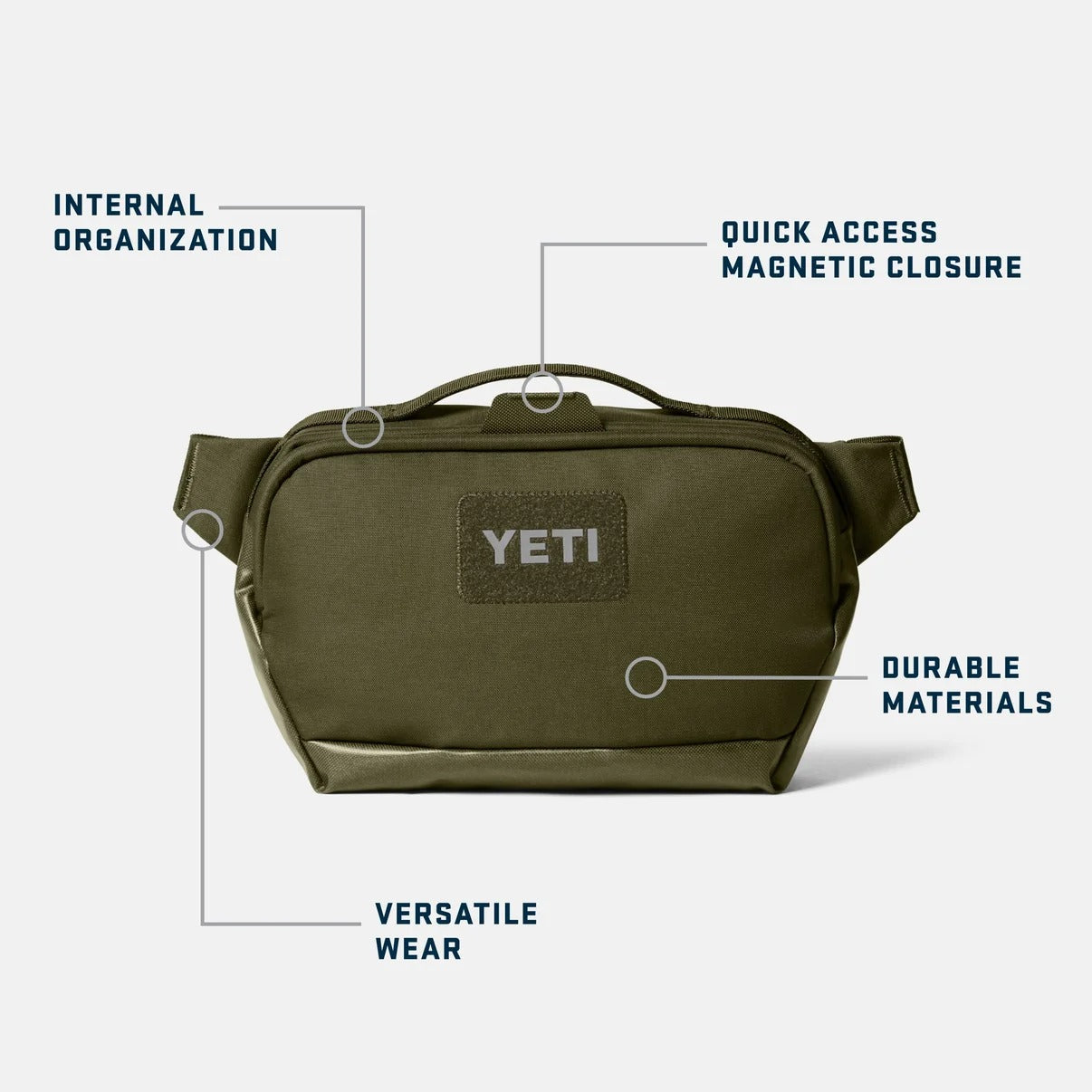 YETI® Ranchero™ Crossbody-Tasche 4 L - Black