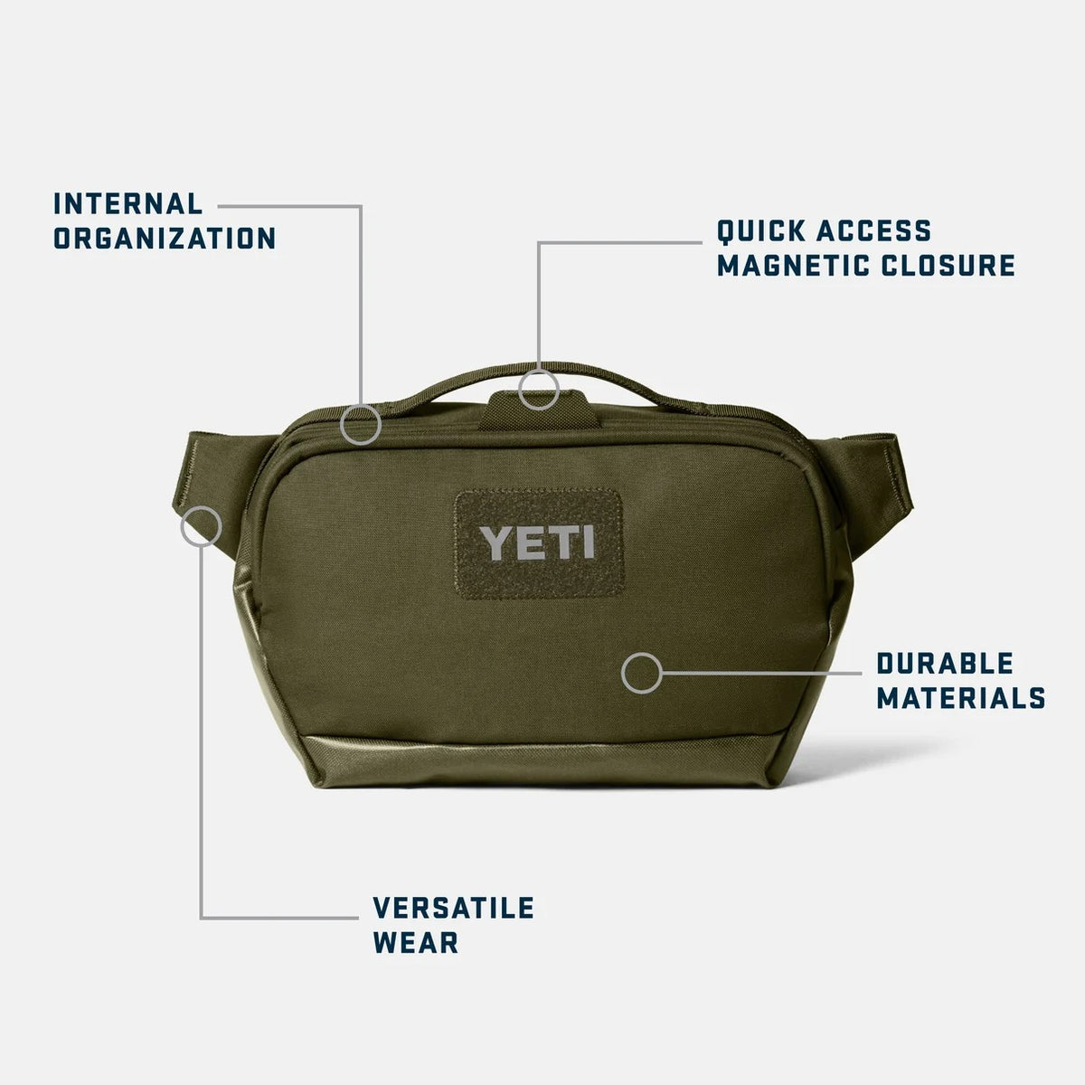 YETI® Ranchero™ Crossbody-Tasche 4 L - Olive