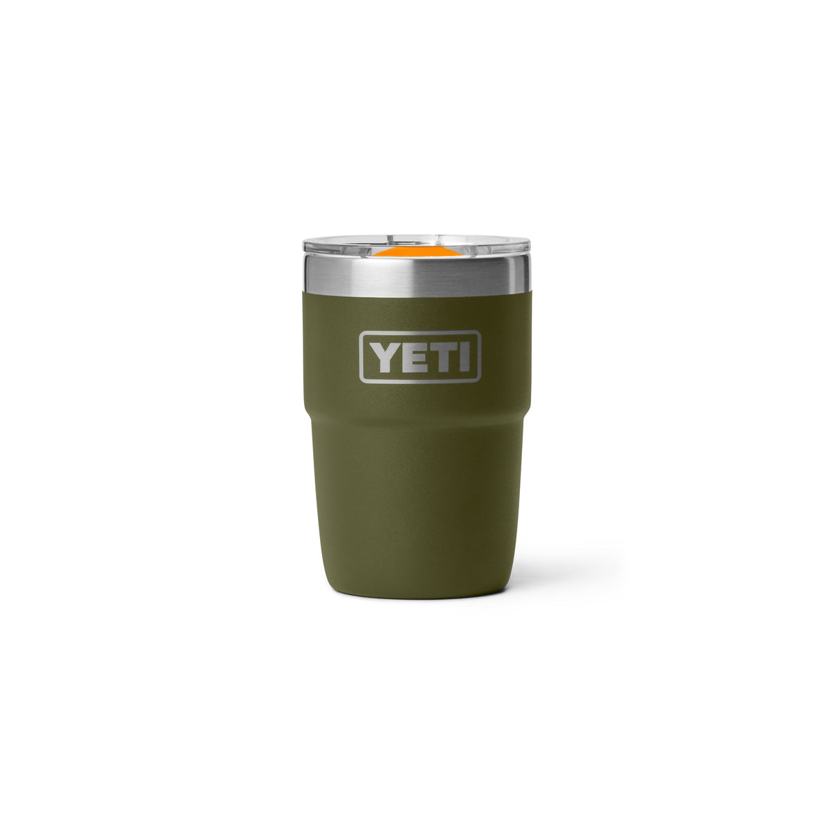 YETI® Stapelbarer Becher Rambler 8 Oz - Olive/King Crab Orange