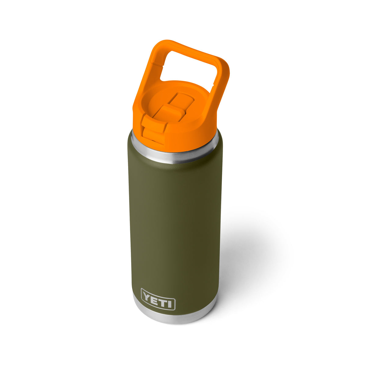 YETI® Flasche Rambler 26 Oz Straw - Olive King Crab Orange