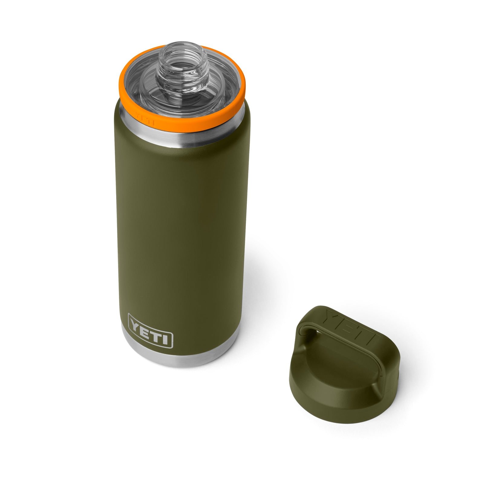YETI® Flasche Rambler 26 Oz - Olive/King Crab Orange