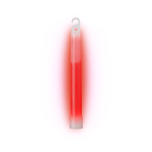 Der HELIKON-TEX Helikon-Tex Lightstick 6" - Red bietet ein helles rotes Licht mit einem Haken an der Oberseite und ist somit perfekt für Notfälle im Freien oder für Abenteuer geeignet.