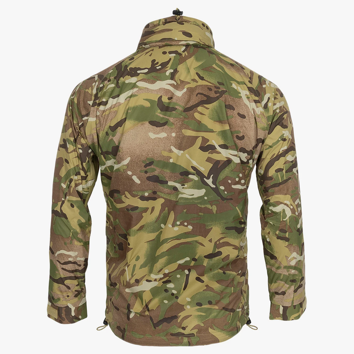 Der HIGHLANDER FORCES Highlander Halo Full Zip Tactical Smock in Ranger Green ist eine winddichte, wasserabweisende Jacke mit hohem Kragen und verstellbarem Saum - ideal für jeden Einsatz.