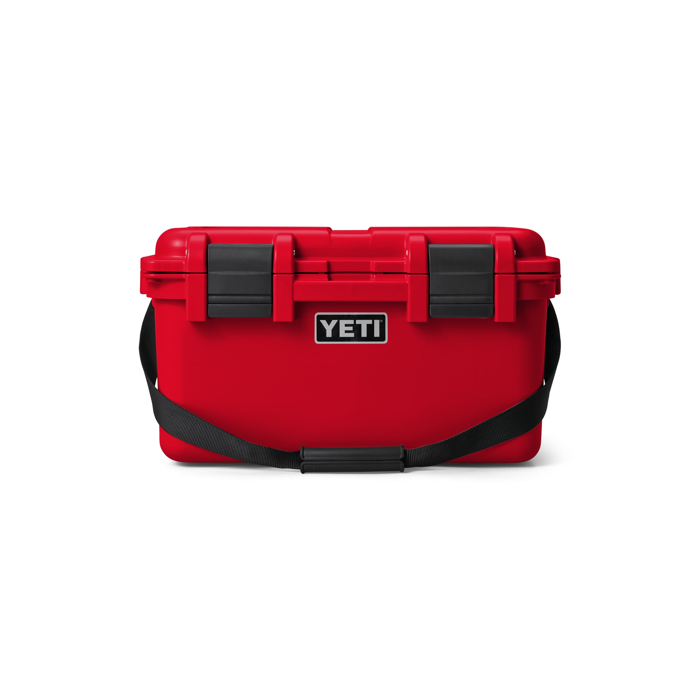 outdoor gear koffer marke YETI LoadOut GoBox 30 Gear Case Rescue Red – robuster 30 l Schutzbehälter