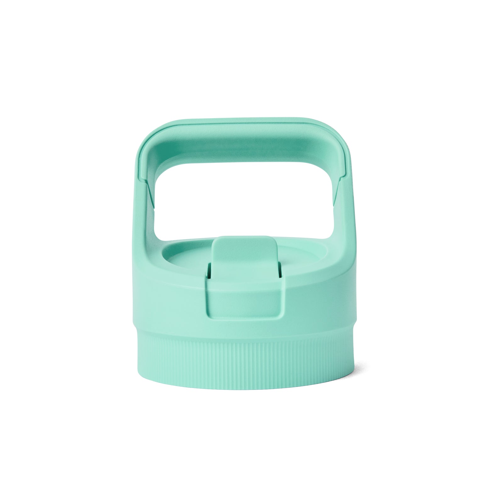 Die YETI® Yonder™ 750ml Straw Wasserflasche in Seafoam hat einen BPA-freien Kunststoffdeckel mit integriertem Griff und Flip-Top-Ausgießer, der auf weißem Hintergrund abgebildet ist - ideal für die sichere, tägliche Flüssigkeitsversorgung.